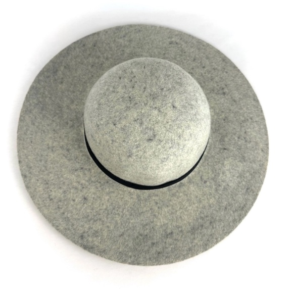Maison Scotch ‘Scotch & Soda Felted Wool Round Flouncy Hat in Heather Grey - M - Picture 2 of 10